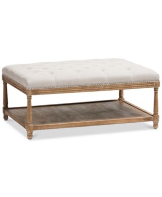 Furniture - Carlotta Ottoman, Quick Ship
