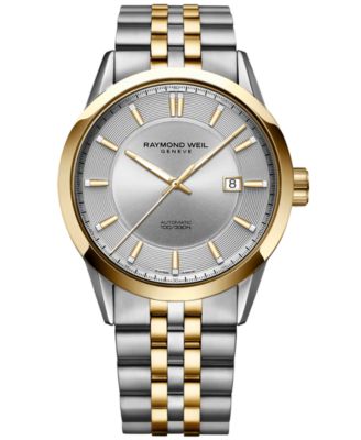 Raymond Weil - Men's Swiss Automatic Freelancer Two-Tone PVD Stainless Steel Bracelet Watch 42mm