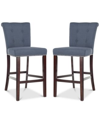 Safavieh - Oston Bar Stool (Set Of 2), Quick Ship