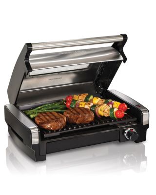 Hamilton Beach - Searing Grill with dishwasher save removable Grids