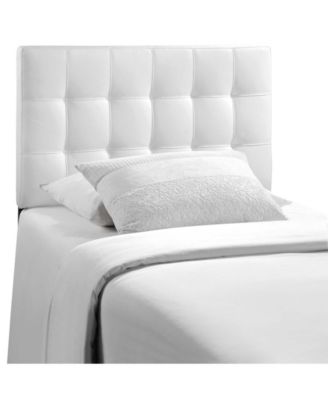 Modway - Lily Twin Upholstered Vinyl Headboard in White