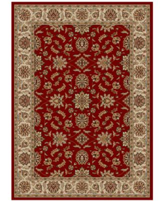 KM Home - Pesaro Meshed Red 7'9" x 11' Area Rug