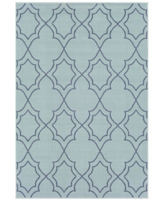 Surya - Alfresco ALF-9652 Aqua 8'9" x 12'9" Area Rug