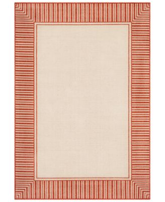 Surya - Alfresco ALF-9683 Burnt Orange 5'3" x 7'6" Area Rug