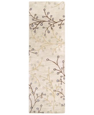 Surya - Athena ATH-5008 Taupe 3' x 12' Runner Area Rug