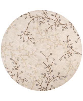 Surya - Athena ATH-5008 Taupe 4' Round Area Rug