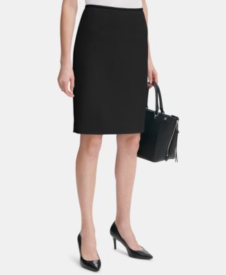 Calvin Klein - Scuba Crepe Pencil Skirt