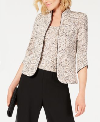 Alex Evenings - 2-Pc. Mandarin Jacket & Top