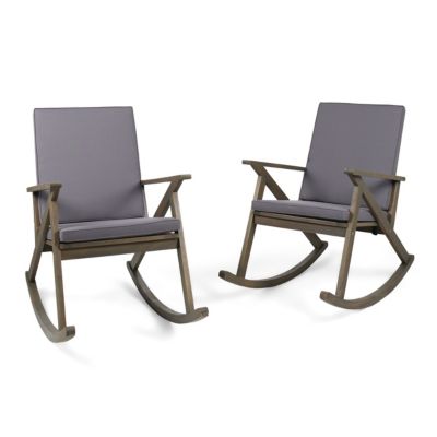 Noble House - Gus Outdoor Rocking Chair (Set of 2)
