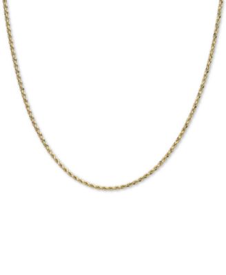 Macy's Brand - Diamond Rope Chain 18" Necklace in 10k Gold