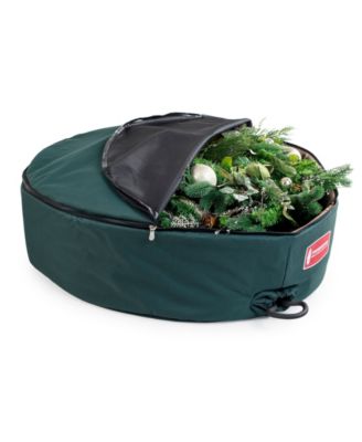 TreeKeeper - 60” Wreath Storage Bag w/ Removable Handle Foam Lined