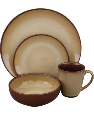 Sango - Nova Brown 16 Piece Dinnerware Set