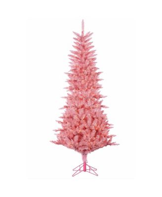 Sterling - 7.5Ft. Pink Tuscany Tinsel Tree with 450 Clear Lights