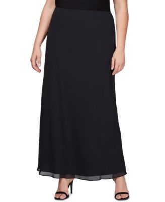 Alex Evenings - Plus-Size Maxi Skirt