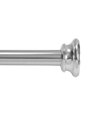 Kenney - Twist Fit™ No Tools Decorative Shower Curtain Rod, 42-72"