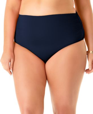 Anne Cole - Plus Size High-Waist Bikini Bottoms