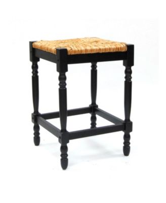 Carolina Classics - French Country 24" Turned Leg Seat Stool, Quick Ship