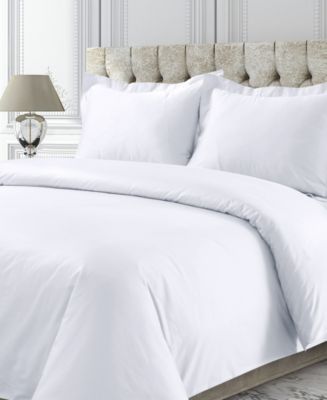 Tribeca Living - 750 Thread Count Sateen Oversized Solid Duvet Cover Set