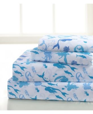 Universal Home Fashions - SEASIDE RESORT Flamingo Flowers Twin Sheet set