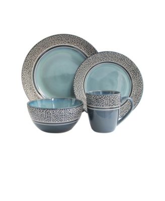 American Atelier - Mosaic Blue 16 Pc Dinnerware Set