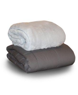 DreamLab - 15lb Weighted Blanket with Removable Washable Cover