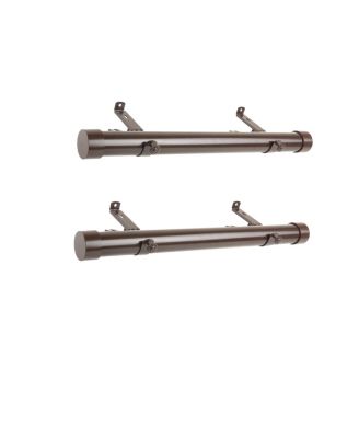 Rod Desyne - 1.5"  Side Curtain Rod 12-20 inch (Set of 2)