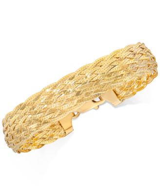 Giani Bernini - Braided Link Bracelet in 18k Gold-Plated Sterling Silver