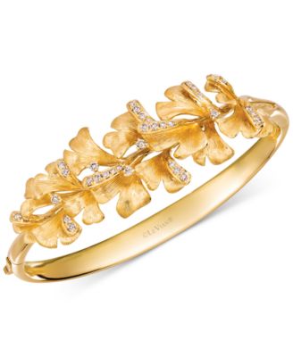 Le Vian - Nude Diamond Floral Bangle Bracelet (3/4 ct. t.w.) in 14k Gold