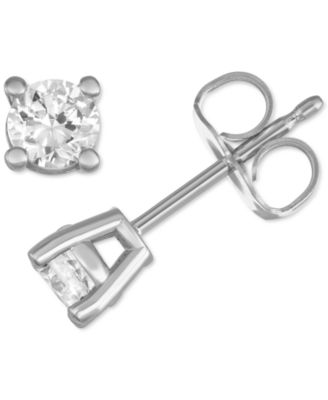 Forever Grown Diamonds - Lab Created Diamond Stud Earrings (1/2 ct. t.w.) in Sterling Silver