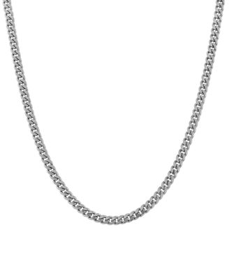 Giani Bernini - Cuban Link 18" Chain Necklace in Sterling Silver