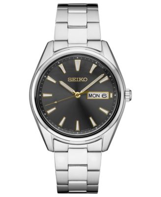 Seiko - Men's Essential Stainless Steel Bracelet Watch 40.2mm