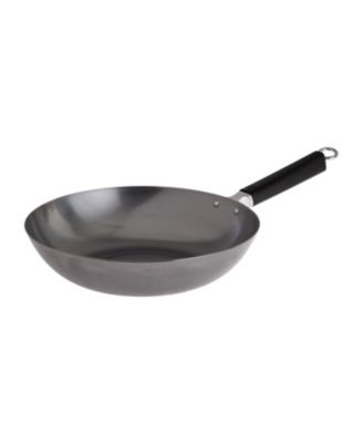 Honey Can Do - Joyce Chen Professional Series 12" Carbon Steel Stir Fry Pan with Phenolic Handle