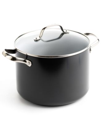 GreenPan - Valencia Pro Healthy Ceramic Nonstick 8-Qt. Stockpot with Lid