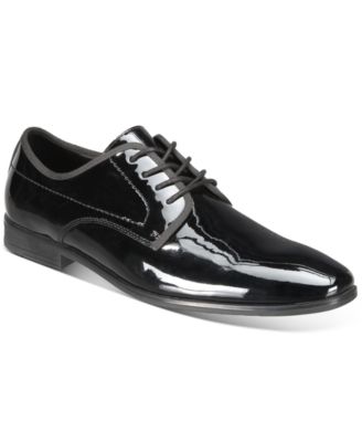 Alfani - Men's Warner Patent Lace-Up Oxfords