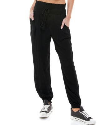 Kingston Grey - Juniors' Smocked Harem Pants