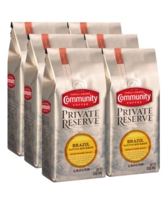 Community Coffee - CS-6: 12 OZ GRD BRAZ SNTS