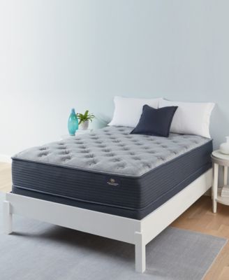 Serta - LUXE Brookton 13.5" Plush Mattress Set- Twin XL