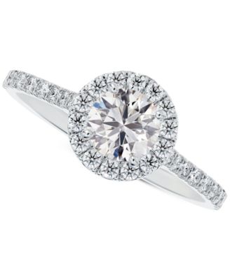 De Beers Forevermark - Diamond Halo Engagement Ring (1 ct. t.w.) in 14K White Gold