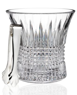 Waterford - Lismore Diamond Ice Bucket with Tongs