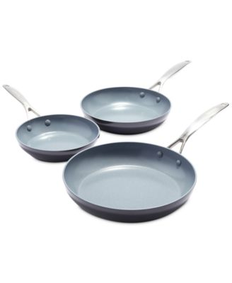 GreenPan - Valencia Pro Healthy Ceramic Nonstick 8", 9.5" & 11" Fry Pan Set