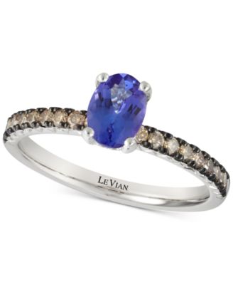 Le Vian - Blueberry Tanzanite (5/8 ct. t.w.) & Diamond (3/8 ct. t.w.) in 14k White Gold