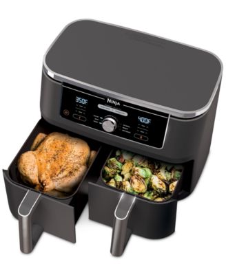 Ninja - Foodi&reg; 6-in-1 10-qt. XL 2-Basket Air Fryer with DualZone™ Technology