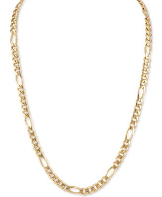 Esquire Men's Jewelry - Cuban Figaro Link 22" Chain Necklace