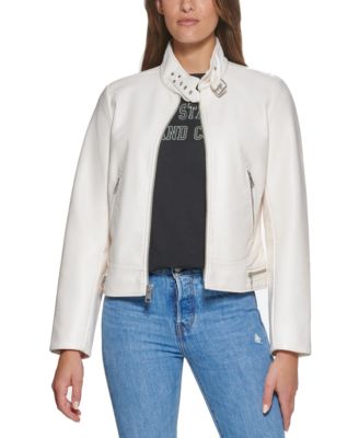 Levi's - Faux-Leather Moto Racer Jacket