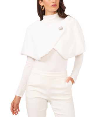 MSK - Faux-Fur Shrug