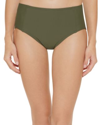 DKNY - Seamed High-Waist Bikini Bottoms