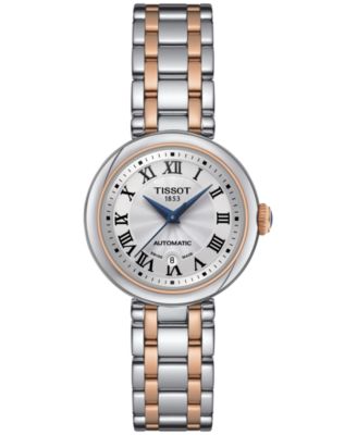 Tissot - Women's Bellissima Two-Tone PVD Stainless Steel Bracelet Watch 29mm
