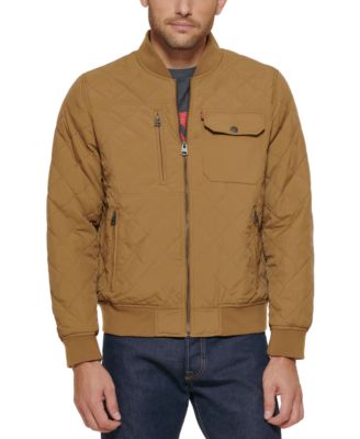Levi's - Men's Regular-Fit Diamond-Quilted Bomber Jacket