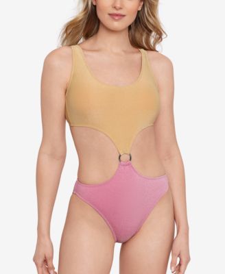 Salt + Cove - Juniors' Precious One-Piece Monokini Swimsuit