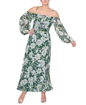 RACHEL Rachel Roy - Women's Wyatt Printed Tiered Maxi Dress